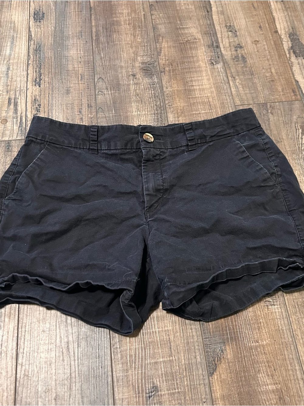 Old Navy Everyday Mid Rise Womens Shorts Black Size 8